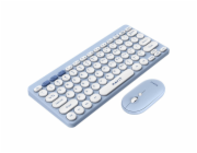 Havit KB279GCM bezdrátový herní set 2 v 1 klávesnice + myš (modrá) (QWERTY)
