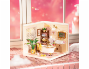 RoboTime 3D dřevěná skládačka Miniatura domečku Dívčí koupelna