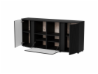 Cama Komoda MICHELLE 178x35-47xV82 černá/dub lesní