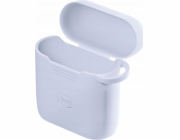 3mk silikonové pouzdro Silicone AirPods Case pro AirPods 2 gen., bílá