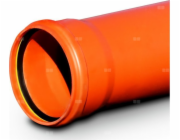 Magnaplast Vnější kanalizační trubka PVC-U 110/6000x3,2 KGEL SN8 pevná