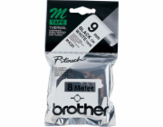 BROTHER Originální kazeta s páskou Brother M-K221BZ - černý tisk na bílé, šířka 9 mm