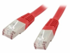 XtendLan patch kabel Cat6, FTP - 0,25m, červený (prodej p...