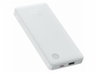 Přenosná nabíječka Baseus, 10000 mAh, 15 W, bílá