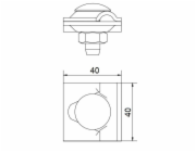 KONEKTOR DIN UNIVERZÁLNÍ DVOJITÝ