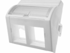 Adaptér 45x45 2xRJ45 (konvexní lomený) ALANTEC