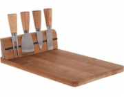 Servírovací prkénko na sýr s noži sada 5 ks KO-784610160