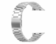 Swissten řemínek pro apple watch kovový 42 / 44 / 45 / 49 mm stříbrný