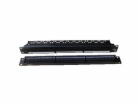 UTP Patchpanel, Cat.6, 24-Port s vyvázáním