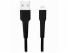 Swissten datový kabelusb/lightning černý 1,2m  (eco balení)