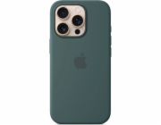 iPhone 16 Pro Max Silicone Case with MS - Lake Gre