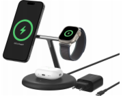 Belkin BOOST CHARGE PRO Qi2, 15W 3v1 magnetický stojan, černý