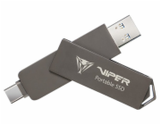 PATRIOT Viper Portable PVP30 SSD 1TB Type A+C /  USB 3.2 Gen 2 / šedá