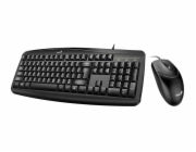 GENIUS Smart KM-200/ Drátový set/ Copilot/ USB/ černá/ CZ+SK layout