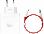 OnePlus SUPERVOOC Nabíječka USB-A + kabel USB-A / USB-C 100W Bílá