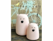 Rabbit & Friends Dotyková lampička medvídek | růžová