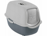 DIAMENTIQ BAYA light grey/dark grey - kočičí toaleta - 55,5 x 40 x 38,7 cm