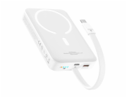 Baseus Mini 10000mAh 30W magnetická powerbanka (bílá) Bayern Edition
