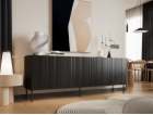 Cama Komoda ISLA 200x40x75 matná černá