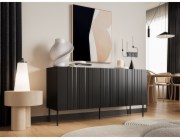 Cama Komoda ISLA 150,5x40x75 matná černá
