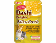 INABA CAT Dashi Delights Silky Broth Chicken with Cheese - pochoutka pro kočky - 40g