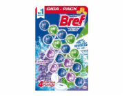 BREF WC čistič-osvěžovač BREF POWER AKTIV LAVENDER+BOROVICE, 4×50 g