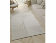 DOMOLETTI Koberec Domoletti Elio 2251 60, bílo/hnědý, 290 x 200 cm