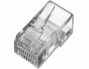 Digitus Modulární zástrčka, pro lankový kulatý kabel, nestíněný 8P8C