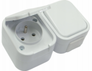 Instalační zásuvka + vypínač KOMBI GWN-1B