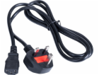 Akyga Napájecí kabel PC C13 / UK BS 1363 1.5m