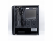 1stCOOL Wind Storm ML-WSTORM-B-ARGB 1stCOOL skříň Wind Storm Black MiddleTower ARGB, AU, USB3.0, bez zdroje, RGB fan, průhledná bočnice, černá