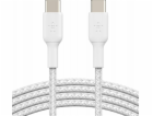 Belkin kábel Boost Charge Braided USB-C to USB-C 2m - White
