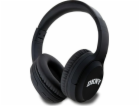 DKNY PU Leather Arch Logo Bezdrátová Sluchátka Black