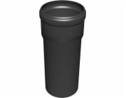 Almeva STARR Trubka s hrdlem 1m, DN 80 UV Stable Black