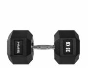 Pogumovaná činka HMS Hex Pro 1 x 35 kg