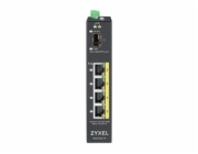 Zyxel RGS100-5P Nespravované L2 Gigabit Ethernet (10/100/1000) Podpora napájení po Ethernetu (PoE) Černá