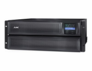 APC Smart-UPS X 2200 Rack/Tower LCD - UPS (montáž do racku / externí) - AC 208/240 V - 1980 Watt - 2200 VA - 1 fáze - Ethernet 10/100, RS-232, USB - výstupní konektory: 12 - 4U - černá - s APC UPS Net