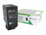 Lexmark - Azurová - originální - kazeta s barvivem LCCP, LRP, Lexmark Corporate - pro Lexmark CS720de, CS720dte, CS725de, CS725dte, CX725de, CX725dhe, CX725dthe