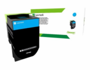 Originální azurový toner Lexmark 70C2XCE (70C2XCE)