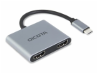 DICOTA Přenosná dokovací stanice 4 v 1 s USB-C, 4K, 2x HD...