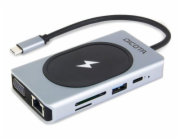 DICOTA Nabíjecí hub USB-C 10 v 1 s 4K PD 100W