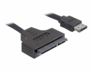 Delock - Kabel Power Over eSATA - 11 pin USB/eSATA (5/12 V) (M) do SATA combo (F) - 50 cm