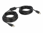 Delock - Kabel USB - USB typ B (M) do USB (M) - USB 2.0 - 11 m - aktivní