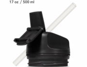 HidrateSpark HidrateSpark Steel - náhradní uzávěr s brčkem, 620 ml, černá