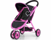 Dětský golfový kočárek pro panenky Milly Mally Susie Prestige Black