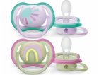 Šidítko Avent Ultra air 2ks 0- 6 m holčička Vel.0-6 m