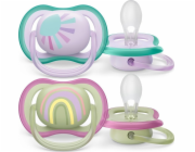 Šidítko Avent Ultra air 2ks 0- 6 m holčička Vel.0-6 m