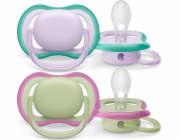 Šidítko Avent Ultra air Neutral 2ks 0- 6 m holčička Vel.0-6 m