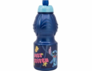 Sportovní láhev pro děti STOR 75032 400 ml Stitch Palms (modrá)