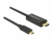 Delock - Externí video adaptér - Parade PS176 - USB-C - HDMI - černá